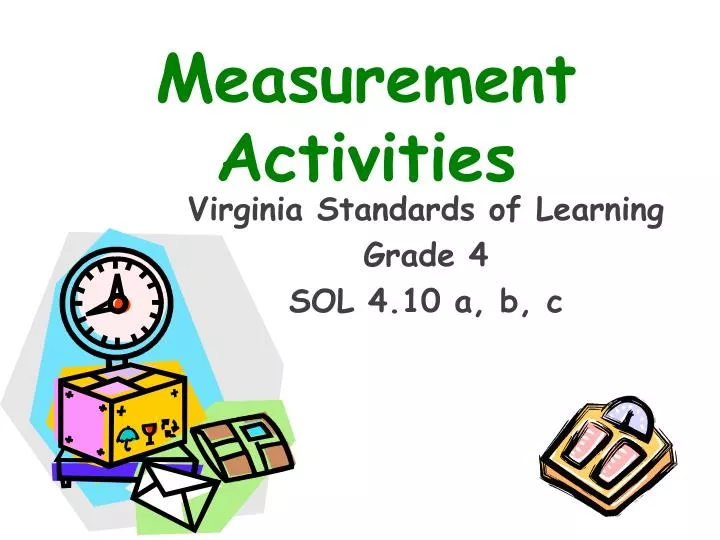 measurement activities
