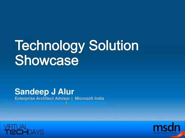 technology solution showcase