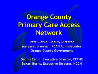 Orange County Primary Care Access Network