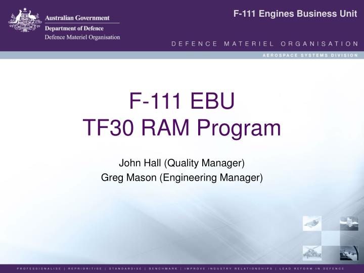 f 111 ebu tf30 ram program
