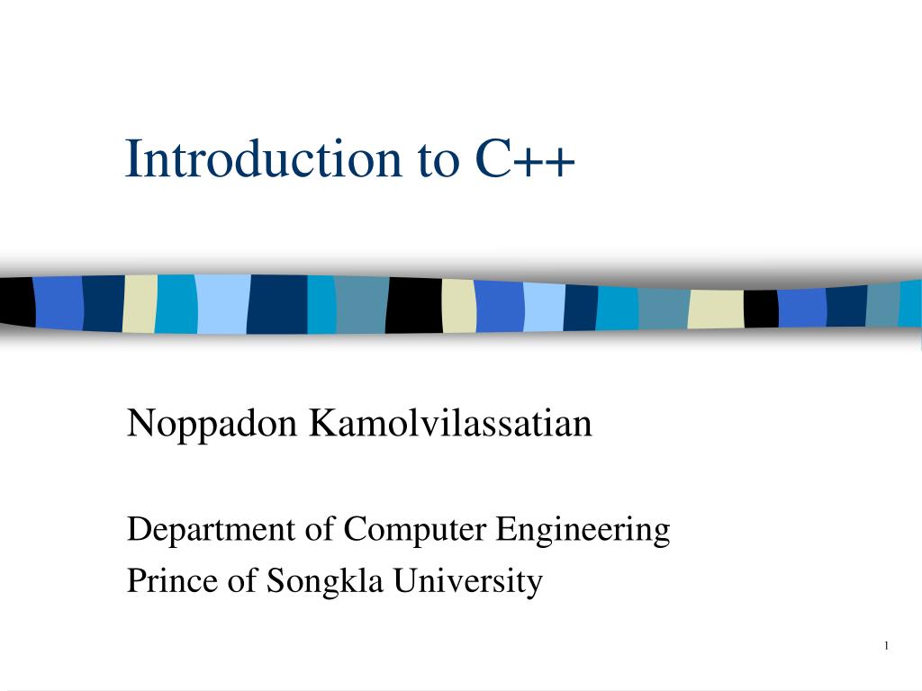 PPT - Introduction to C++ PowerPoint Presentation, free download - ID ...