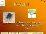PROJET - slide 1