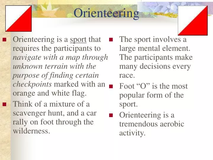 orienteering