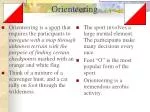 Orienteering - slide 1