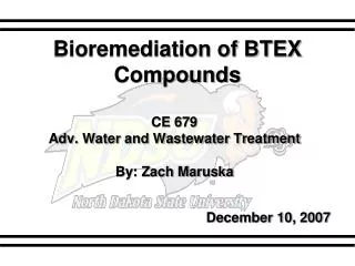 Bioremediation of BTEX Compounds