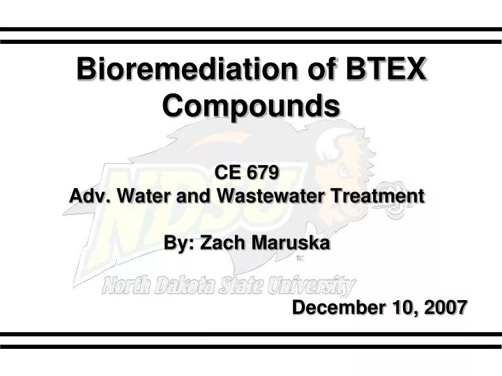bioremediation of btex compounds