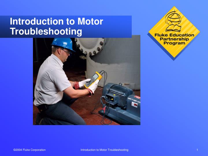 introduction to motor troubleshooting