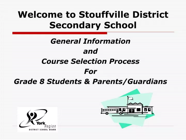 welcome to stouffville district secondary school