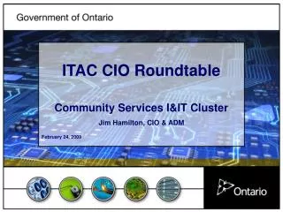 ITAC CIO Roundtable