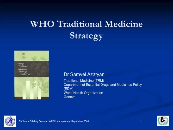 who traditional medicine strategy