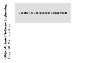 Chapter 13: Configuration Management