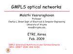 GMPLS optical networks - slide 1