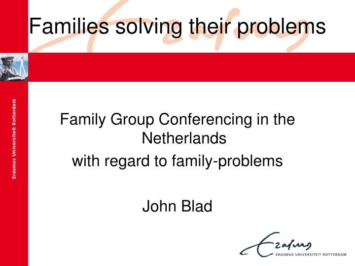 families solving their problems