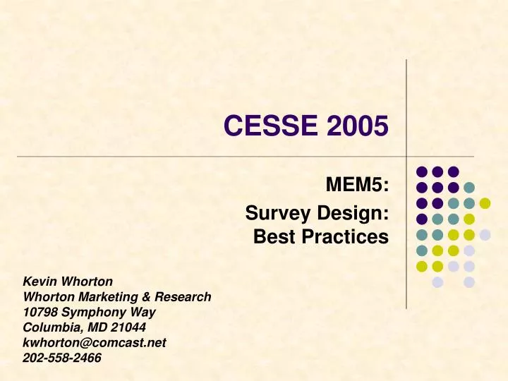 cesse 2005