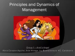 Principles and Dynamics of Management