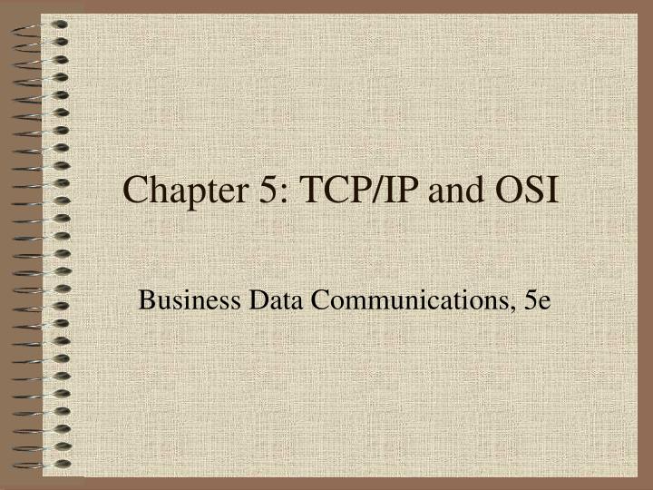 chapter 5 tcp ip and osi