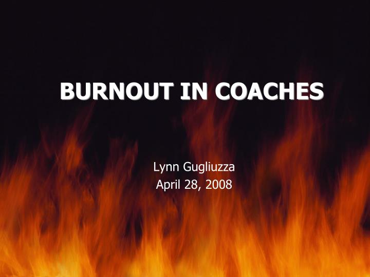 burnout in coaches