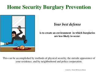 Home Security Burglary Prevention
