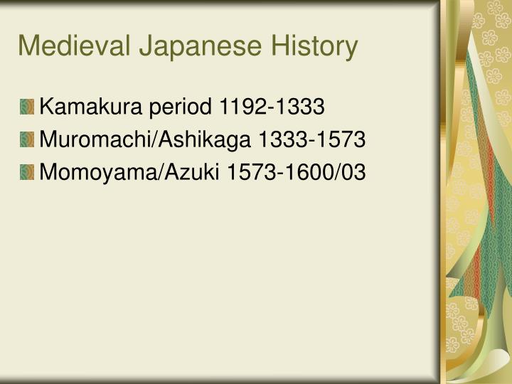 medieval japanese history