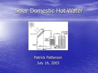 Solar Domestic Hot Water