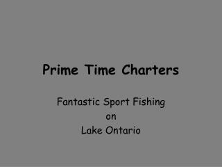 Prime Time Charters
