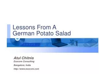 Lessons From A German Potato Salad