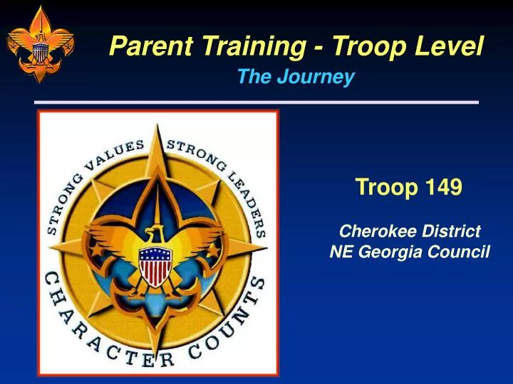 parent training troop level