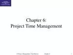 Chapter 6: Project Time Management - slide 1