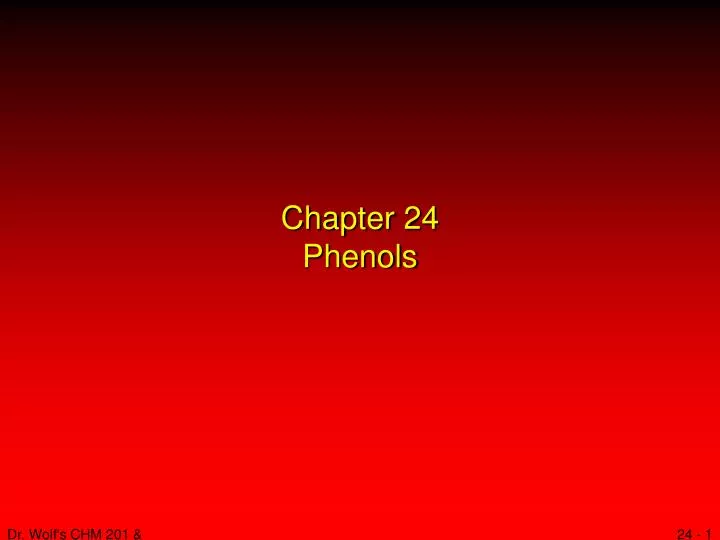 chapter 24 phenols