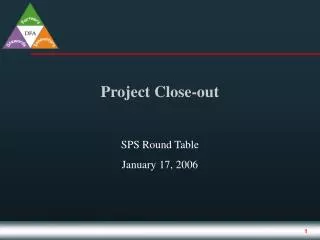 Project Close-out