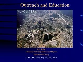 Outreach and Education