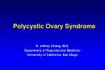 Polycystic Ovary Syndrome - slide 1