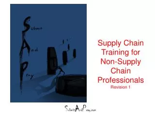 Supply Chain Training for Non-Supply Chain Professionals Revision 1