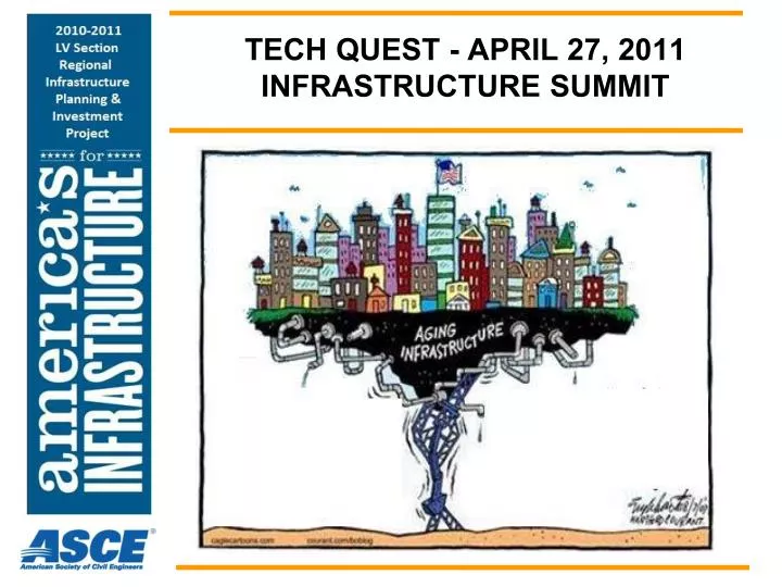 tech quest april 27 2011 infrastructure summit