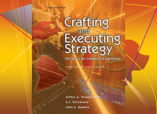 The Managerial Process of Crafting and Executing Strategy