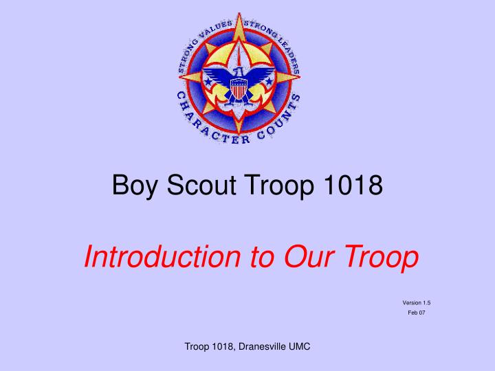 boy scout troop 1018