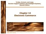 Chapter 14 Electronic Commerce - slide 1
