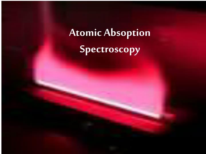 atomic absoption spectroscopy