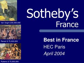 Sotheby’s France