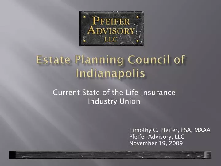 estate planning council of indianapolis
