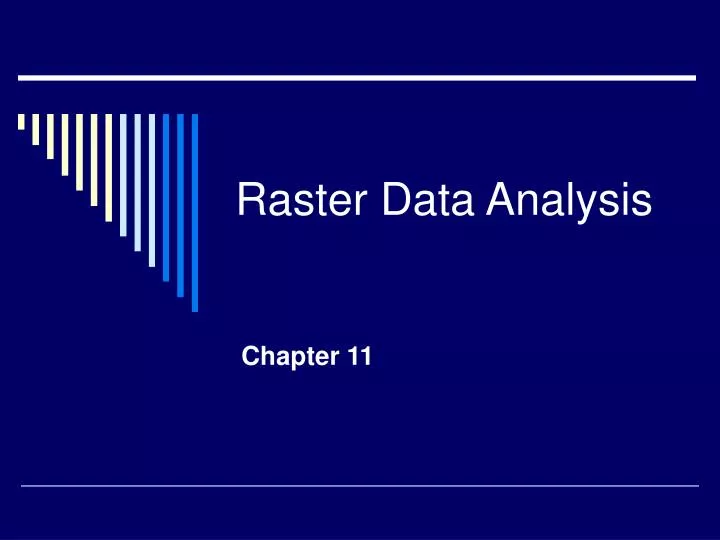 raster data analysis