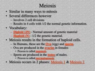 Meiosis