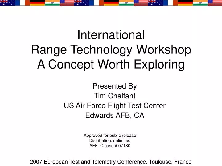 international range technology workshop a concept worth exploring