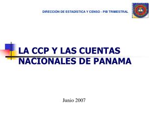 LA CCP Y LAS CUENTAS NACIONALES DE PANAMA
