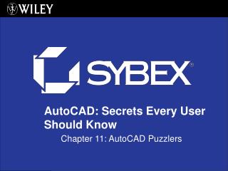 Chapter 11: AutoCAD Puzzlers