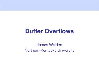 Buffer Overflows
