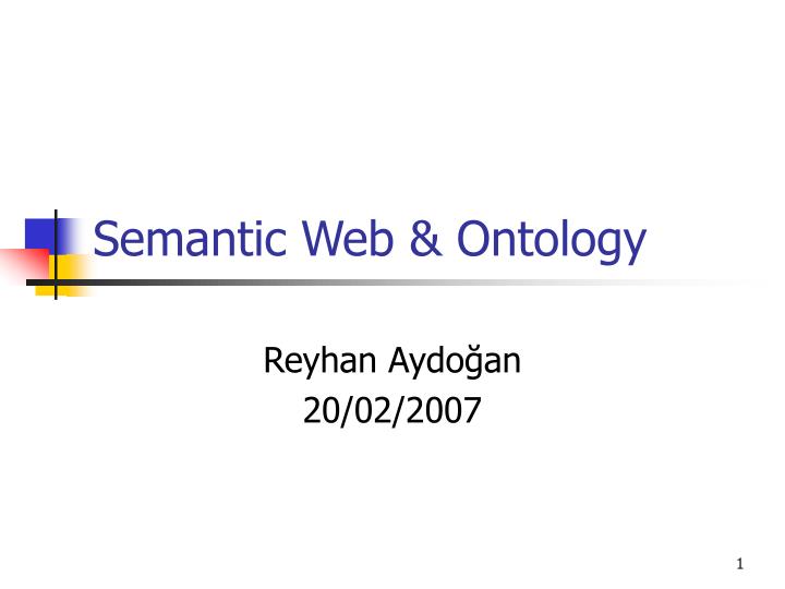semantic web ontology