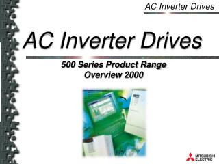 500 Series Product Range Overview 2000