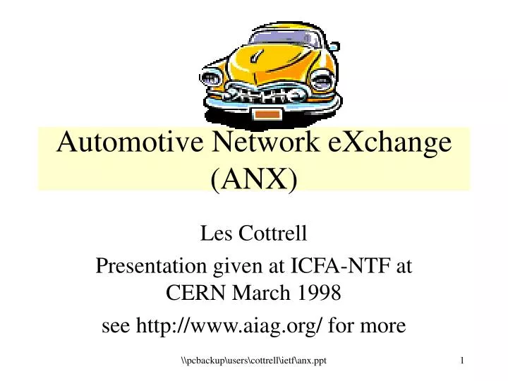 automotive network exchange anx