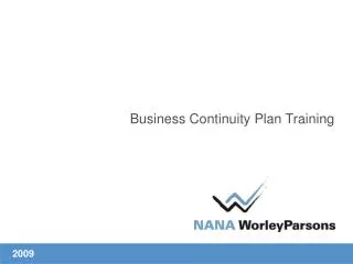 Business Continuity Plan Training